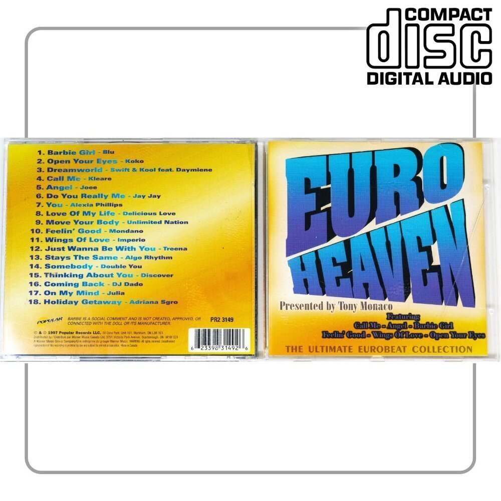Tony Monaco - Euro Heaven 1997 - Music CD